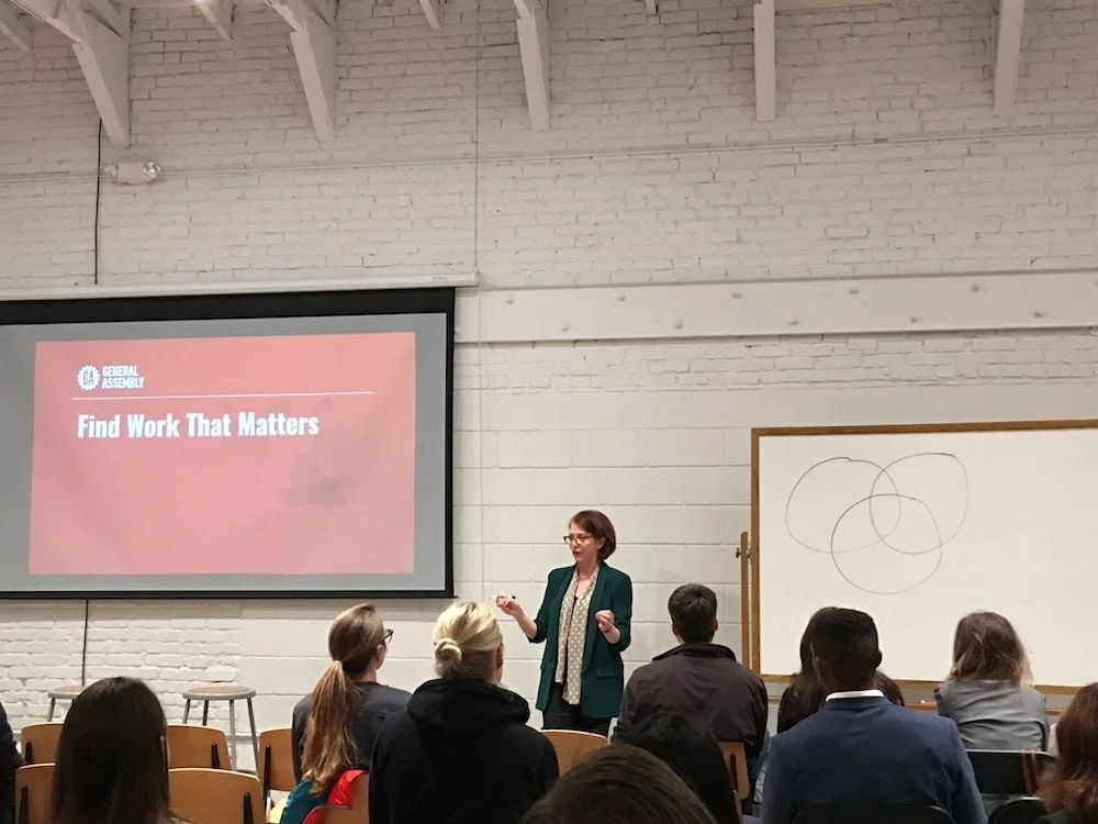 Tina Schust Robinson at a team coaching conference